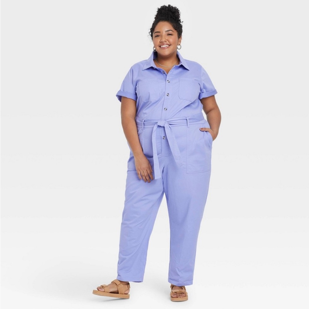Purple jumpsuit NWT!!